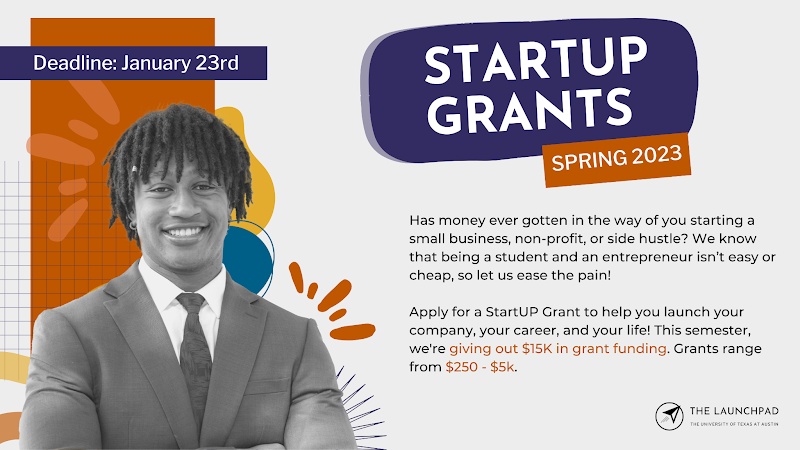LaunchPad UT StartUP Grants